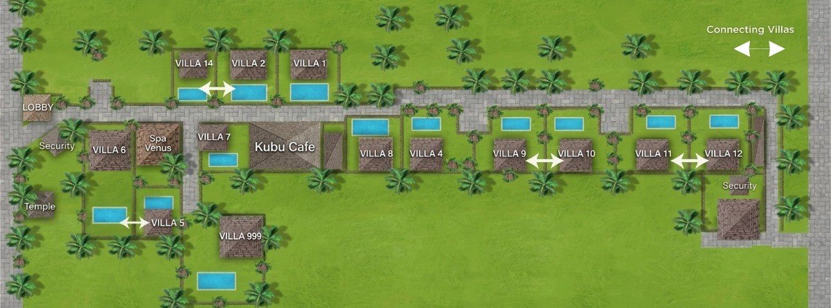 Villa Kubu Main Resort Map Static